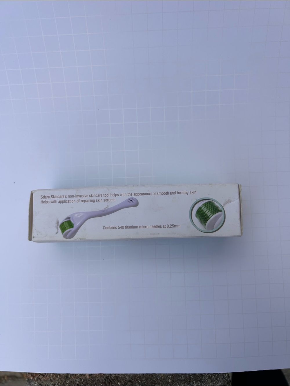 SDARA Skincare Mint Green Box with Metallic Logo